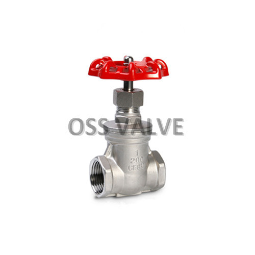 Gate Valve Threaded Type Handle Wheel Operation