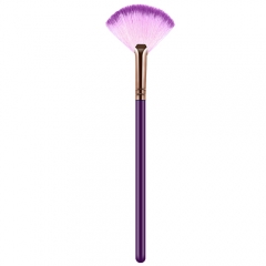 Wholesale Facial Fan Mask Brush,Synthetic Hair Fan Brush,Private Label Powder Fan Brush