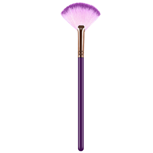Wholesale Facial Fan Mask Brush,Synthetic Hair Fan Brush,Private Label Powder Fan Brush