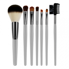 Portable 7pcs travel makeup brush set