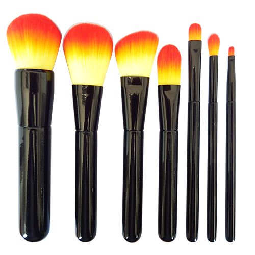 Makeup Brush Set of 7 Pcs Professional Makeup Brushes Face Powder Blush Eyeshadow Foundation Cosmetic Brushes
