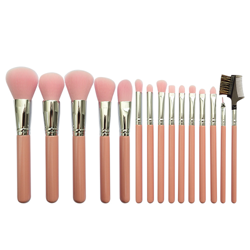 15 Piece Professional Makeup Brush Set Face Powder Foundation Blending Blush Eye Shadow Cosmetics Brushes