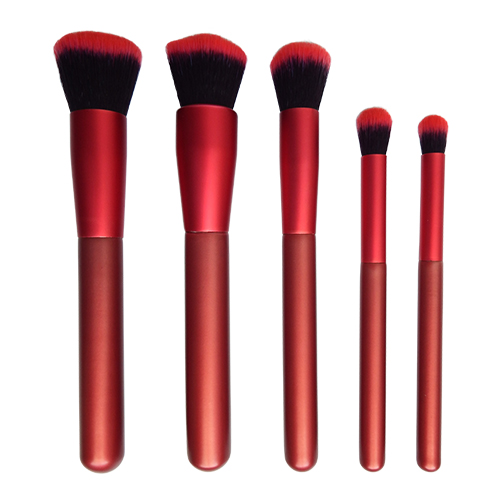 Premium Rose Flower Shape Makeup Brushes 5Pcs/Set Foundation Cosmetic Brushes Best Gift for Valentine's Day, Christmas's Day, Anniversary Gift