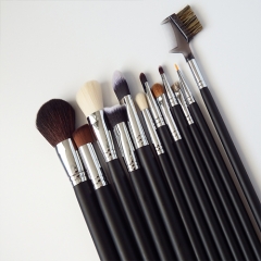 Free Sample Makeup Brushes/Wooden Handle Makeup Brush Set/Custom Logo Make Up Brushes