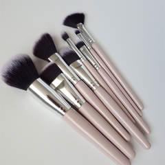 7pc Silver- Premium Quality Non Animal Cruelty Cosmetic Makeup Brush Set
