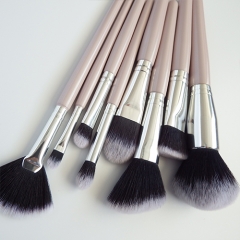 7pc Silver- Premium Quality Non Animal Cruelty Cosmetic Makeup Brush Set