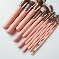Premium Cosmetic Makeup Brush Set for Foundation Blending Blush Concealer Eye Shadow, Cruelty-Free Synthetic Fiber Bristles