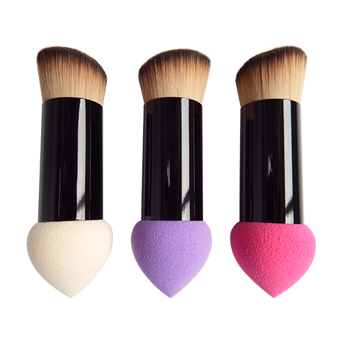 Double-ended Blending foundation Brush Kit Makeup Powder Puff brushes