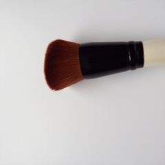 Angled Foundation Makeup Brush for Stippling Liquid Cream Powder Make Up Soft Dense Synthetic Brushes
