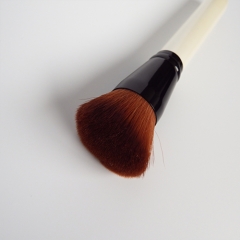 Angled Foundation Makeup Brush for Stippling Liquid Cream Powder Make Up Soft Dense Synthetic Brushes