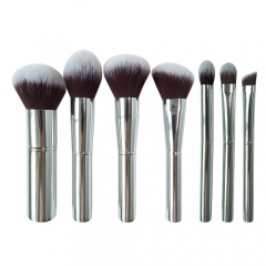 Brand new LS makeup brush set with aluminum handle,synthetic hair
