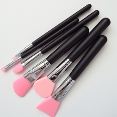 6pcs Silicone Head Makeup Brush Set – Facial Face Mask Brush – Skin Care Tool