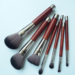 7pcs Custom logo  makeup brush set cosmetic brush manufacturer