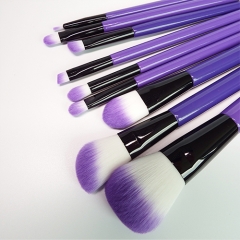 Makeup Brush Set, 9pcs Premium Cosmetic Brushes for Foundation Blending Blush Concealer Eye Shadow, Cruelty-Free Synthetic Fiber Bristles