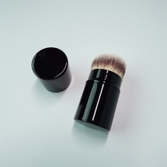 retractable brush with synthetic hair