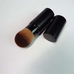 retractable brush with synthetic hair