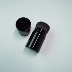 Retractable makeup brush with synthetic hair,soft and fuffly