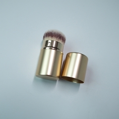 Single cosmetic brush,1 pcs  retractable brush with synthetic hair