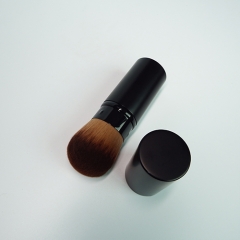 retractable brush with synthetic hair