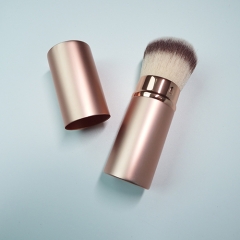 retractable brush with synthetic hair