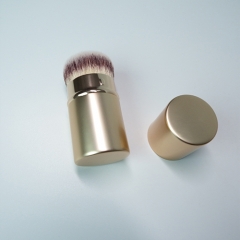 Single cosmetic brush,1 pcs  retractable brush with synthetic hair