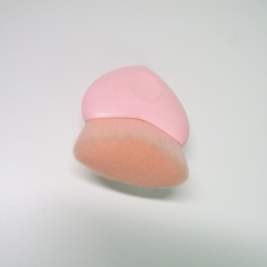 Heart Shaped Cosmetic Brush Foundation Powder Makeup Brushes Tools Heart Shaped Powder Blusher Cosmetic Tool Kit (Pink)