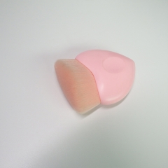 Heart Shaped Cosmetic Brush Foundation Powder Makeup Brushes Tools Heart Shaped Powder Blusher Cosmetic Tool Kit (Pink)