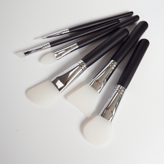 6pcs Silicone Cosmetic Brush Face Mask Brush Set and Eye Makeup Brushes Professional Tool