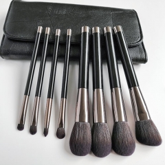 Wholesale 8pieces classical makeup brush set  wooden handle   cosmetic brush manufacturer