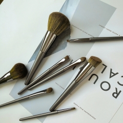 New design OEM shenzhen top high quality hot sell makeup brushes set flat brush contour brush