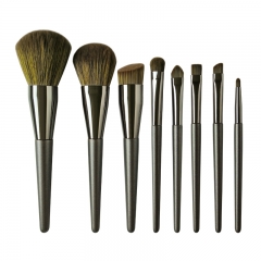 New design OEM shenzhen top high quality hot sell makeup brushes set flat brush contour brush