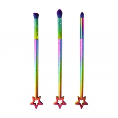Colorful handle eye shadow brushes set eyebrow brush
