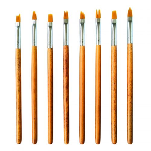 New design OEM shenzhen top high quality hot sell makeup brushes set flat brush contour brush