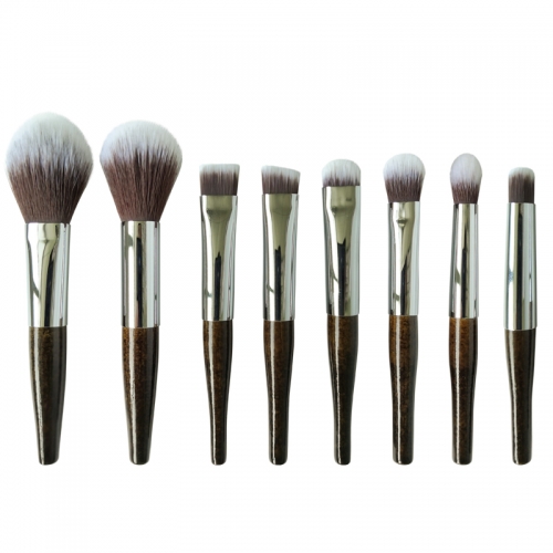 New arrival OEM shenzhen top high quality hot sell makeup brushes set flat brush contour brush