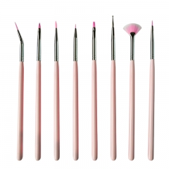 OEM shenzhen top high quality hot sell makeup brushes set flat brush eyeliner brush