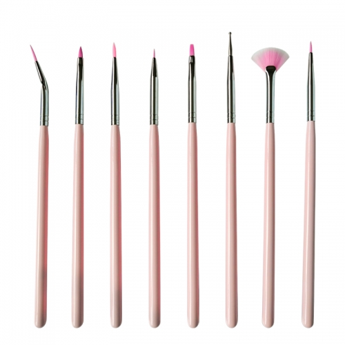 OEM shenzhen top high quality hot sell makeup brushes set flat brush eyeliner brush