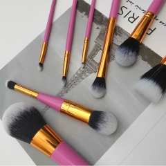 top high quality hot sell makeup brushes set flat brush contour brush