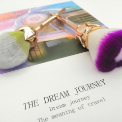 Colorful soft hair flower handle makeup brush set