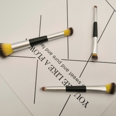 New arrival 3 pcs double ended makeup brush set