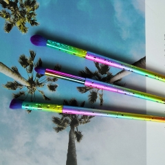 Colorful handle eye shadow brushes set eyebrow brush