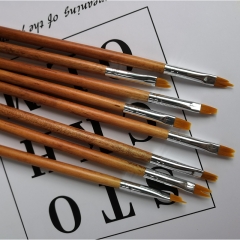 New design OEM shenzhen top high quality hot sell makeup brushes set flat brush contour brush