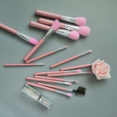 15 Piece Professional Makeup Brush Set Face Powder Foundation Blending Blush Eye Shadow Cosmetics Brushes