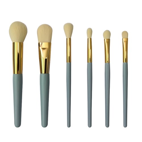 6pc personalised makeup brush set with private label makeup tools for GIRLS