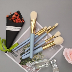 6pc personalised makeup brush set with private label makeup tools for GIRLS