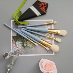 6pc personalised makeup brush set with private label makeup tools for GIRLS