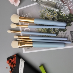 6pc personalised makeup brush set with private label makeup tools for GIRLS