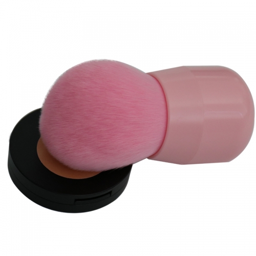 Kabuki Powder Foundation Brush Portable Loose Powder Brush Round Large Face Blush Brush