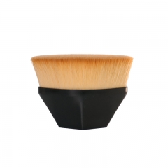 Custom logo kabuki hexagon face brush foundation brush