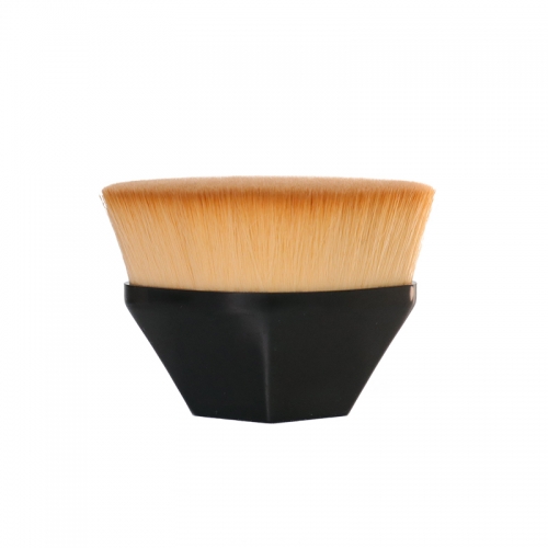 Custom logo kabuki hexagon face brush foundation brush