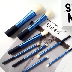 Professional 8 pcs makeup brush set with black holder